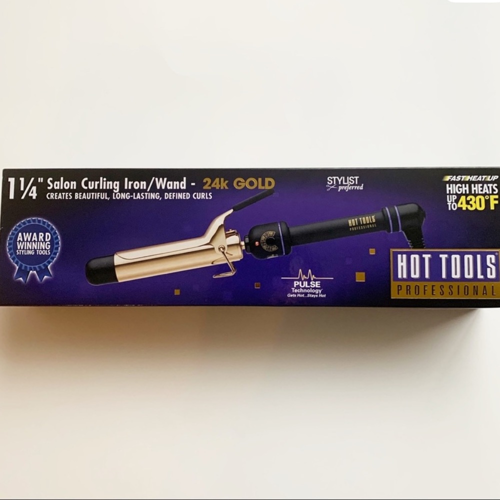 Hot Tools Curling Iron 1”+ 1/4”